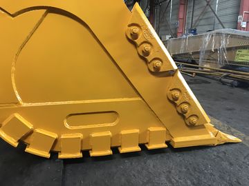 옐로우 HARDOX 450 16톤 굴삭기 락 버킷