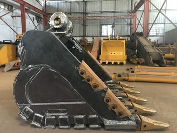 옐로우 HARDOX 450 16톤 굴삭기 락 버킷